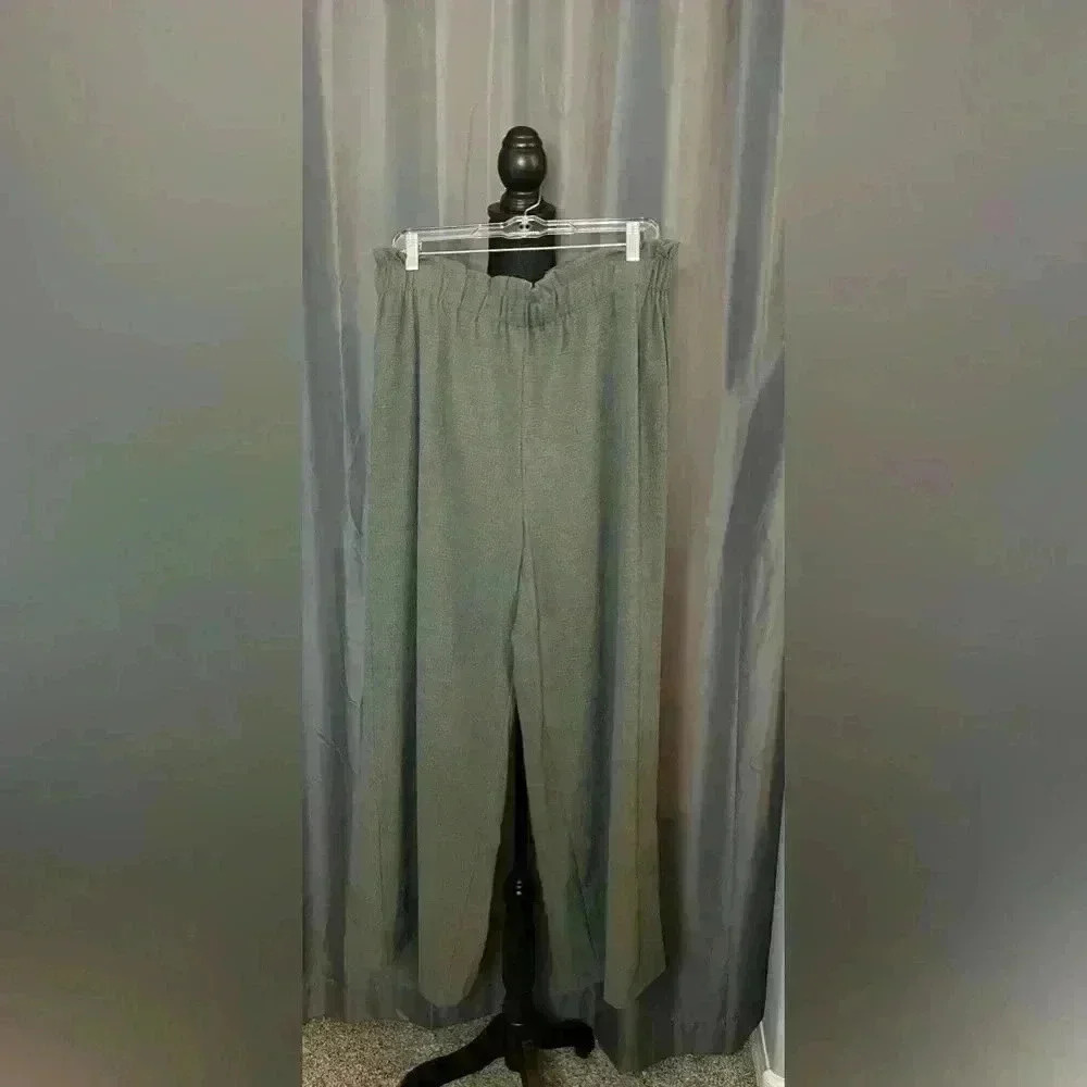144. STUGAZ Olive Green Elastic Waist Pants, Size 1XL, NWOT